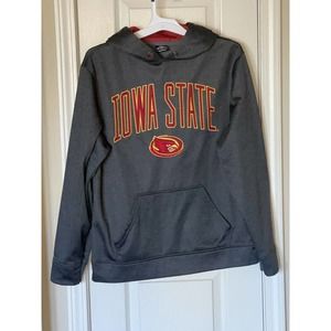 Iowa State Cyclones Gray Hoodie With No String Size (Small) Top Of The World
